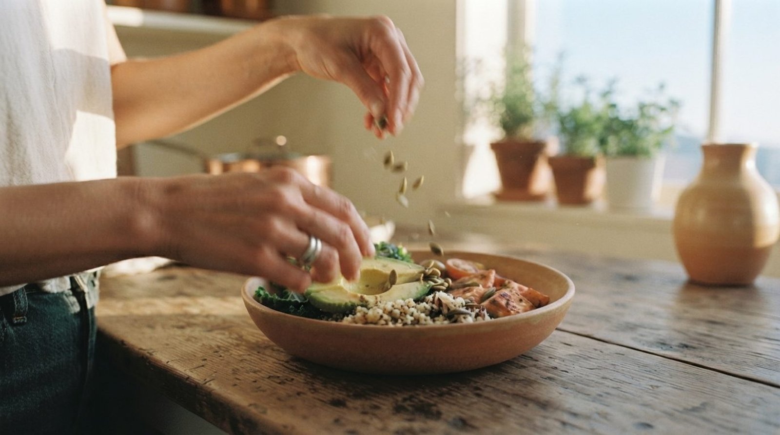 Emplatant un plat saludable